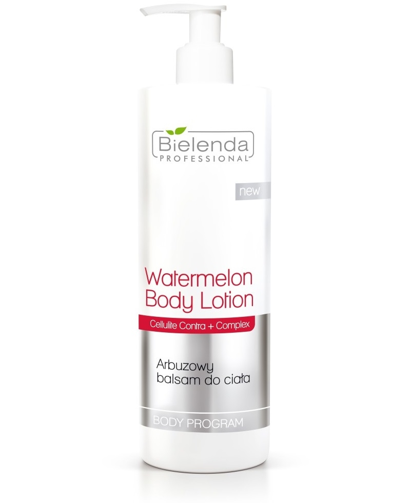Bielenda Professional Watermelon Body Lotion with Cellulite Contra+ Complex 500ml Bielenda Professional - WATERMELON BUTTER LOTION 500g