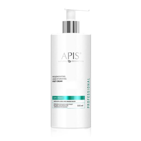 APIS - Api-Podo Regenerating & Hydrating Feet Cream with 20% Urea & Ionized Silver 500ml