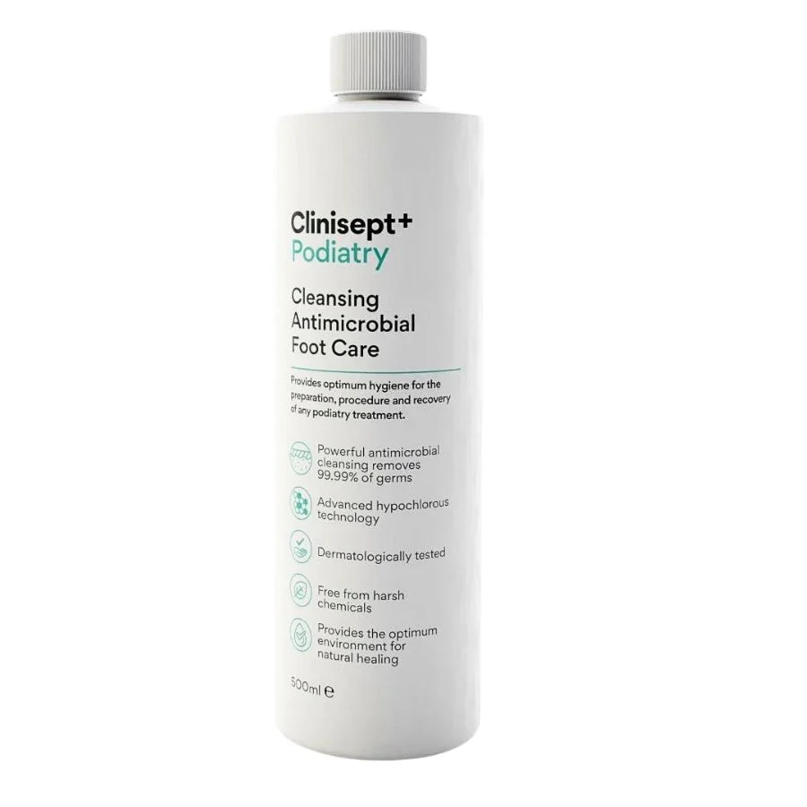 Clinisept+ Podiatry Cleansing Antimicrobial Foot Care 500ml Clinisept+ Podiatry Cleansing Antimicrobial Foot Care Spray 500ml