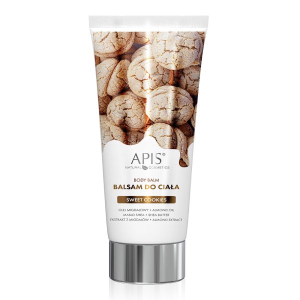 APIS - Sweet Cookie Body Balm with Almond Oil, Shea Butter & Almond Extract 200ml
