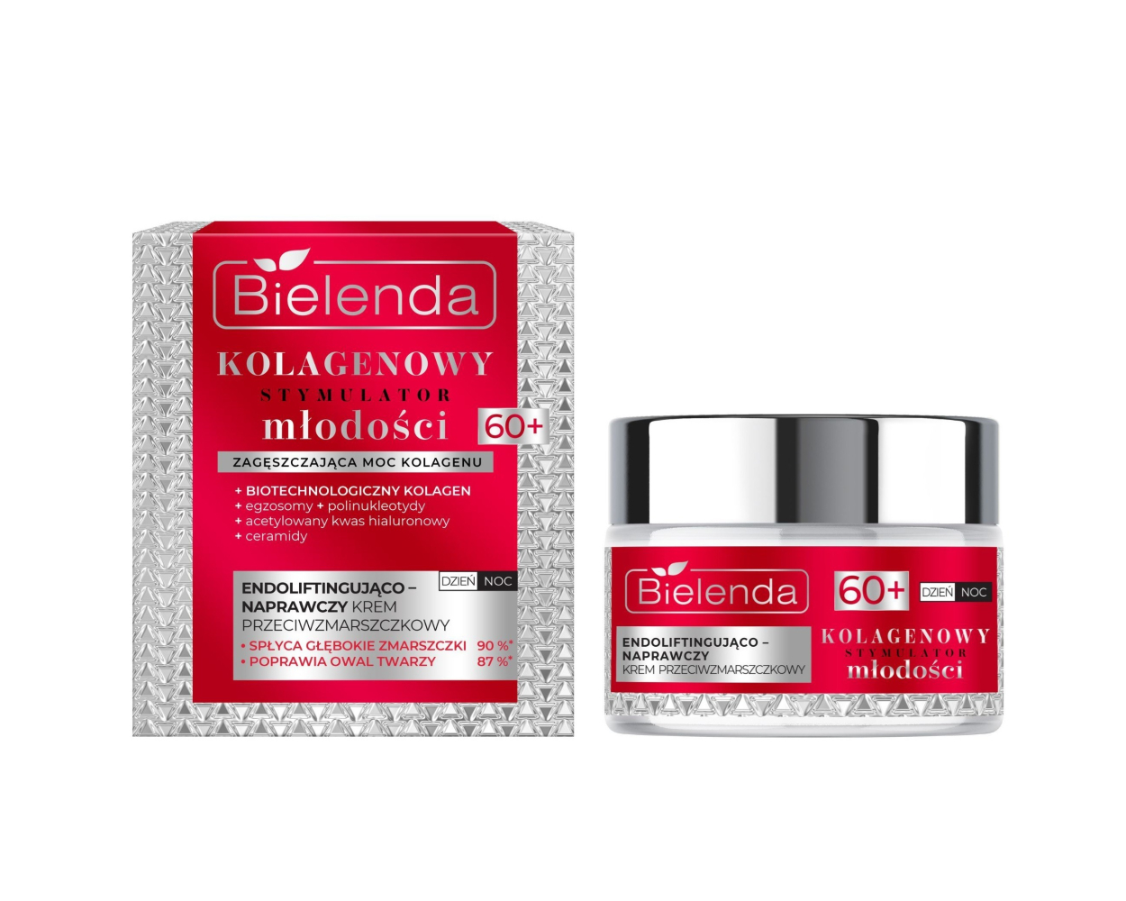 Bielenda Collagen Youth Stimulator Endolifting Repairing Anti-Wrinkle Cream 60+ 50ml Bielenda - Collagen Youth Stimulator Endolifting Repairing Anti-Wrinkle Cream 60+ 50ml