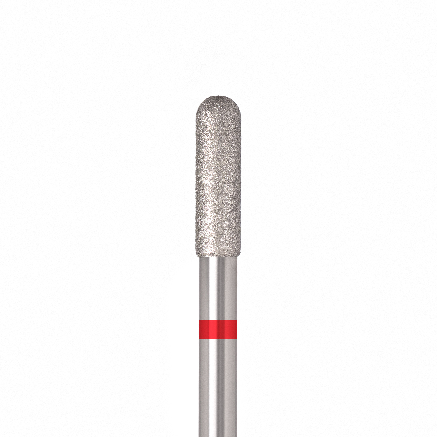 diamond_nail_drill_bit_rounded_cylinder_c310-f_macro ÜLKA Diamond Drill Bit Rounded Cylinder Red 3mm/10mm