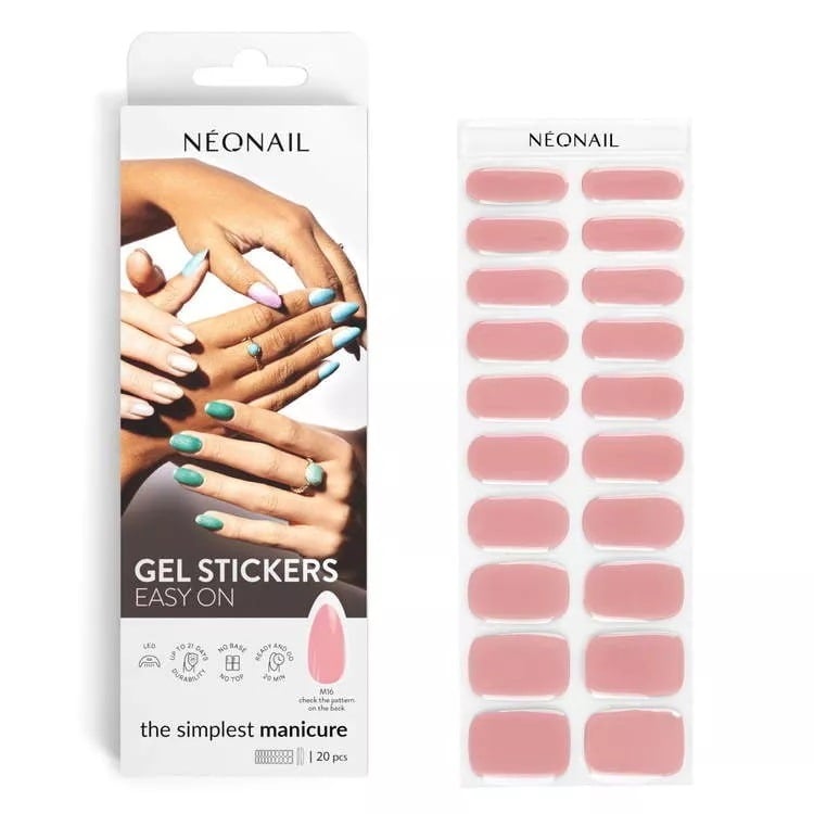 NEONAIL - Manicure Gel Stickers Easy On M16 20pcs. NEONAIL - Manicure Gel Stickers Easy On M16 20pcs.