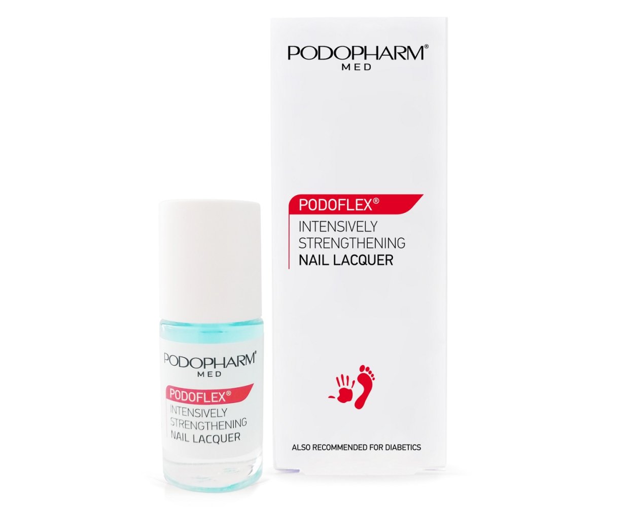 Podopharm Med Podoflex Intensively Strengthening Nail Lacquer 9ml PODOPHARM Med - Podoflex Intensively Strengthening Nail Lacquer 9ml
