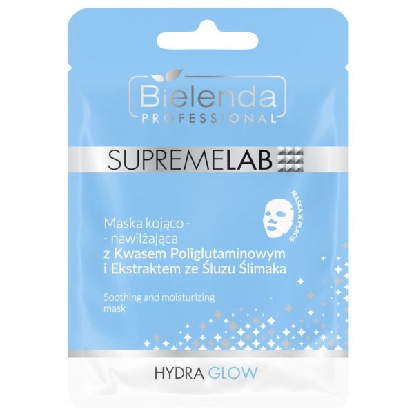 Bielenda Professional - HYDRA GLOW Soothing Mask with Polyglutamic Acid & Snail Mucus Extract