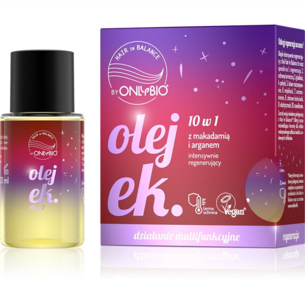 OnlyBio Hair In Balance 10-in-1 Regenerating Hair Oil 20ml