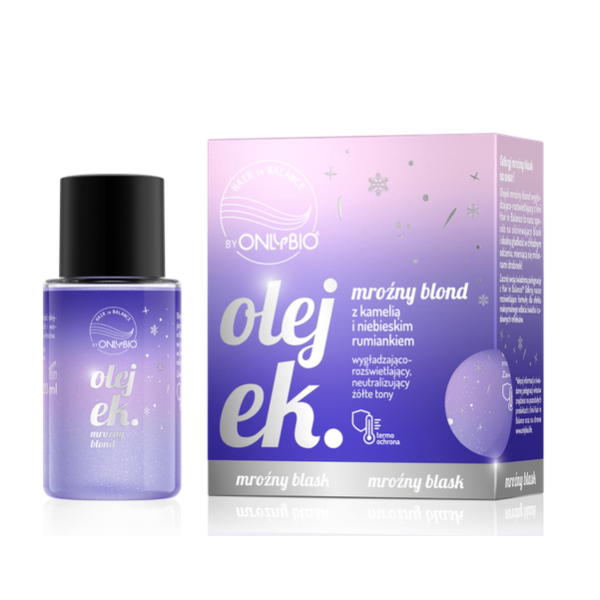 OnlyBio Hair In Balance Frosty Hair Oil for Cool Blondes 20ml