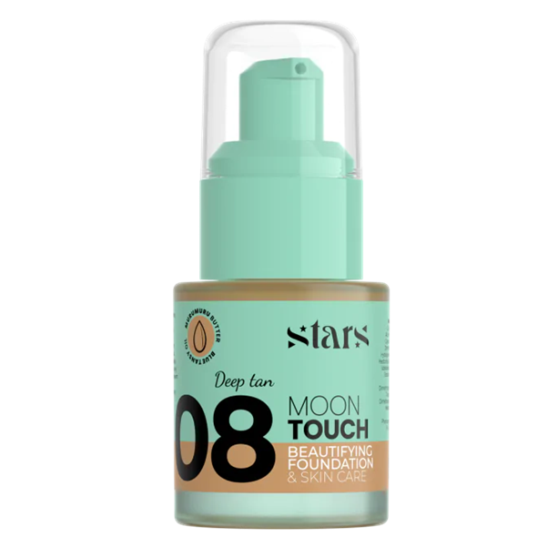 Stars From The Stars - MOON TOUCH Beautifying Foundation 08 Deep Tan 25g