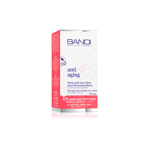 5901138905890_NX38_1_600X600PX_20250613 BANDI ME Anti Aging - Strongly anti-wrinkle eye cream with copper peptide