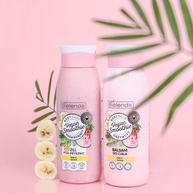 bielenda_vegan_smoothie_balsam_do_ciala_arbuz_banan Bielenda Vegan Smoothie Body Balm Watermelon+Banan 400ml
