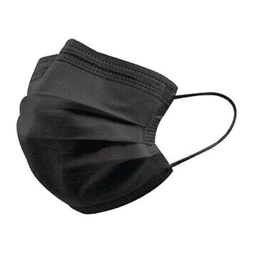 Face Masks - Type IIR with Ear Loops Black 50pcs.