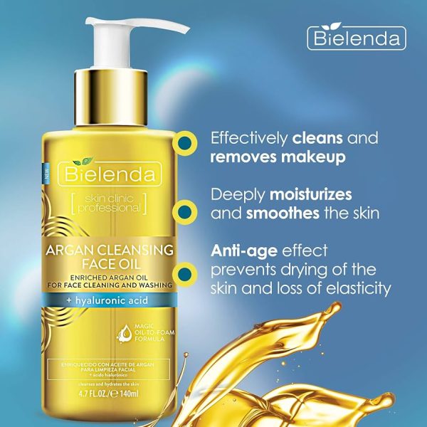 Bielenda - Agran Cleansing Face Oil with Hyaluronic Acid 140ml