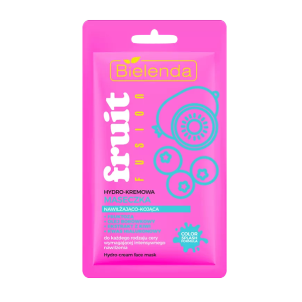 Bielenda Fruit Fusion - Moisturising & Soothing Hydro-Cream Mask 8g
