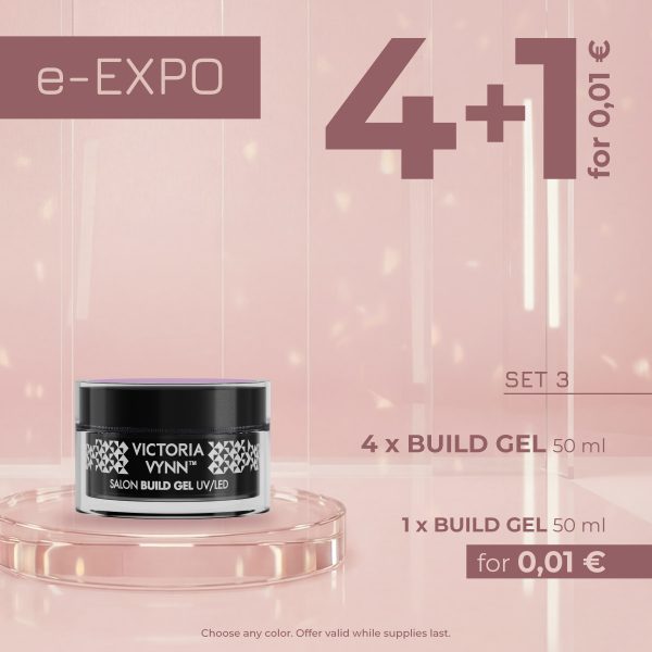 Victoria Vynn BUILD GEL 50ml e-EXPO buy 4+1 FOR FREE