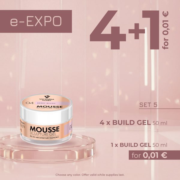 Victoria Vynn MOUSSE GEL 50ml e-EXPO PROMO buy 4+1 FOR FREE