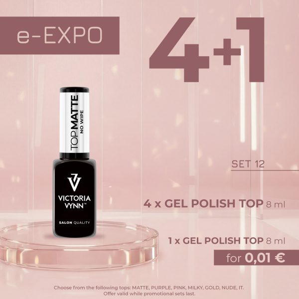 Victoria Vynn TOP No Wipe 8ml e-EXPO PROMO buy 4+1 FOR FREE