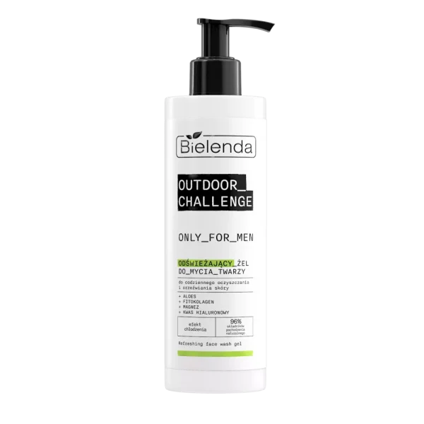 Bielenda Only for Men - Outdoor Challenge Refreshing Face Wash Gel 190ml