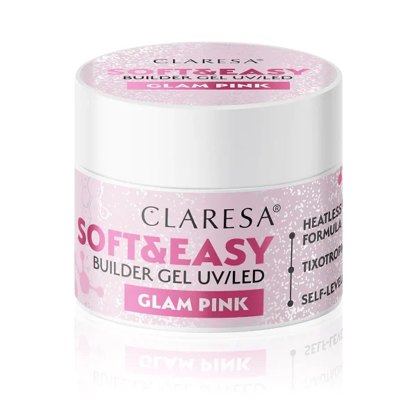Claresa SOFT&EASY Builder Gel Glam Pink 45ml