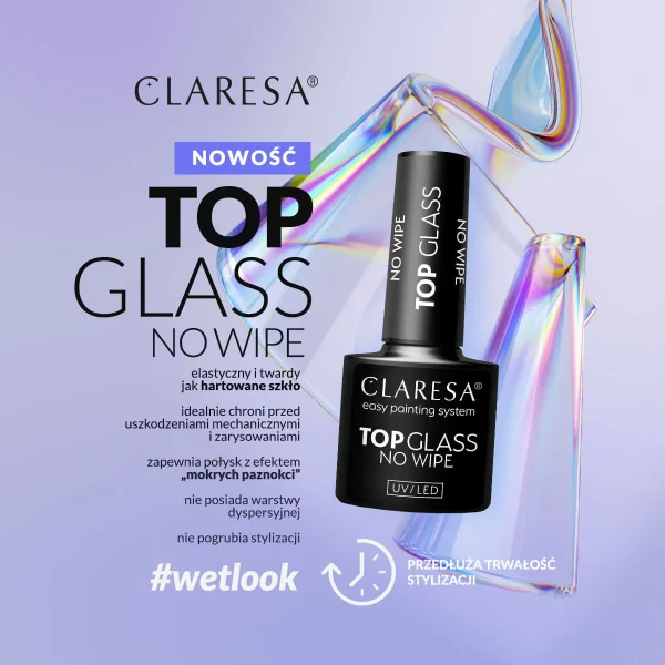 Claresa - TOP GLASS No Wipe 5g