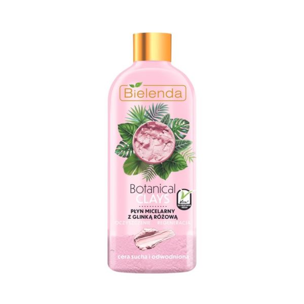 Bielenda - Botanical Clays Vegan micellar water with pink clay 500ml